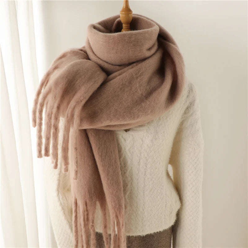 Women’s Cashmere Blend Scarf – Soft, Oversized & Luxurious Winter Wrap