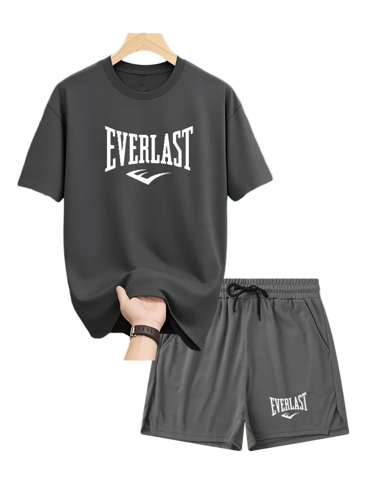 Everlast 2-Piece Training Set | Olive Green Gym & Streetwear – Glow West Sport & Street