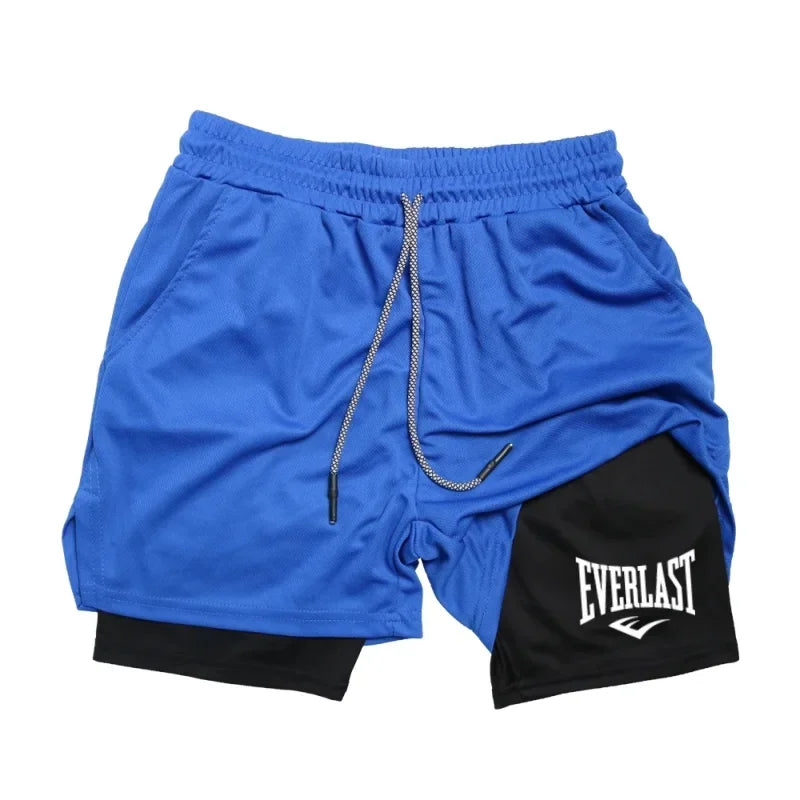 Everlast Dual-Layer Training Shorts | Compression Fit – Glow West Sport & Street