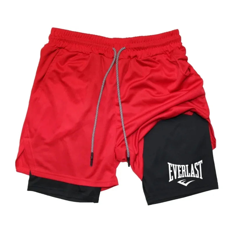 Everlast Dual-Layer Training Shorts | Compression Fit – Glow West Sport & Street