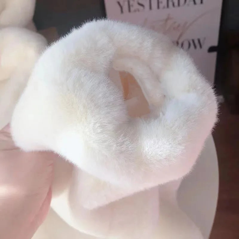 🐻  Bear Ears Hooded Jacket – Plush Fur Winter Coat