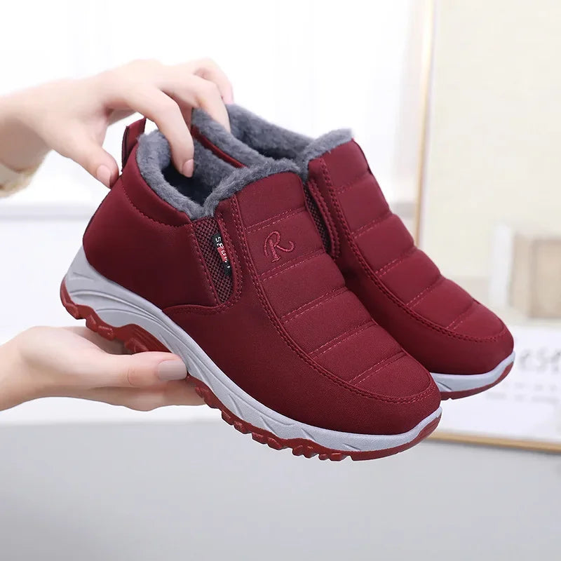 Winter women new cotton shoes ladies Waterproof nonslip Snow Boots Female Casual Plush Footwear Fashion Ankle comfort boot Botas