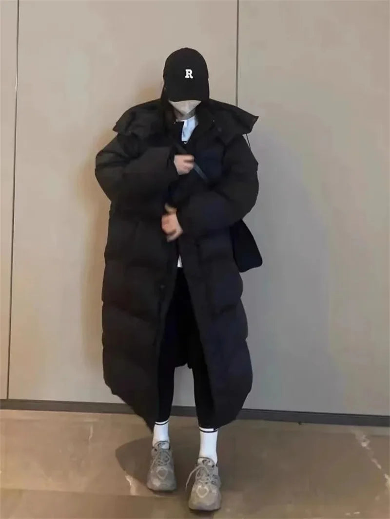 🧥 Women’s Long Puffer Parka – Ultra Warm & Stylish