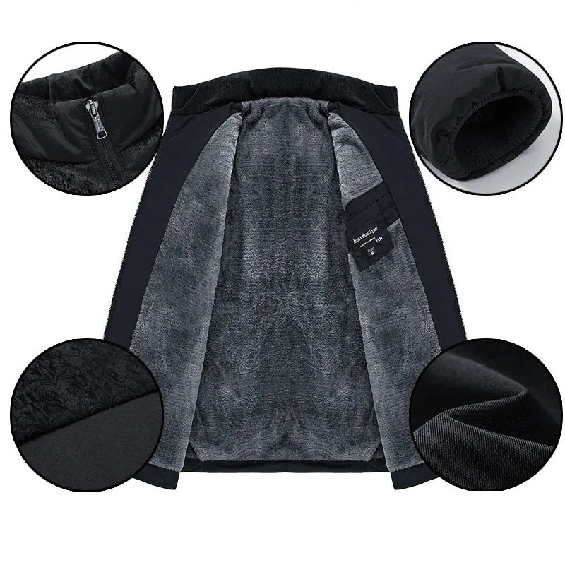 🧥 Puffer – Men’s Winter Warm Padded Jacket