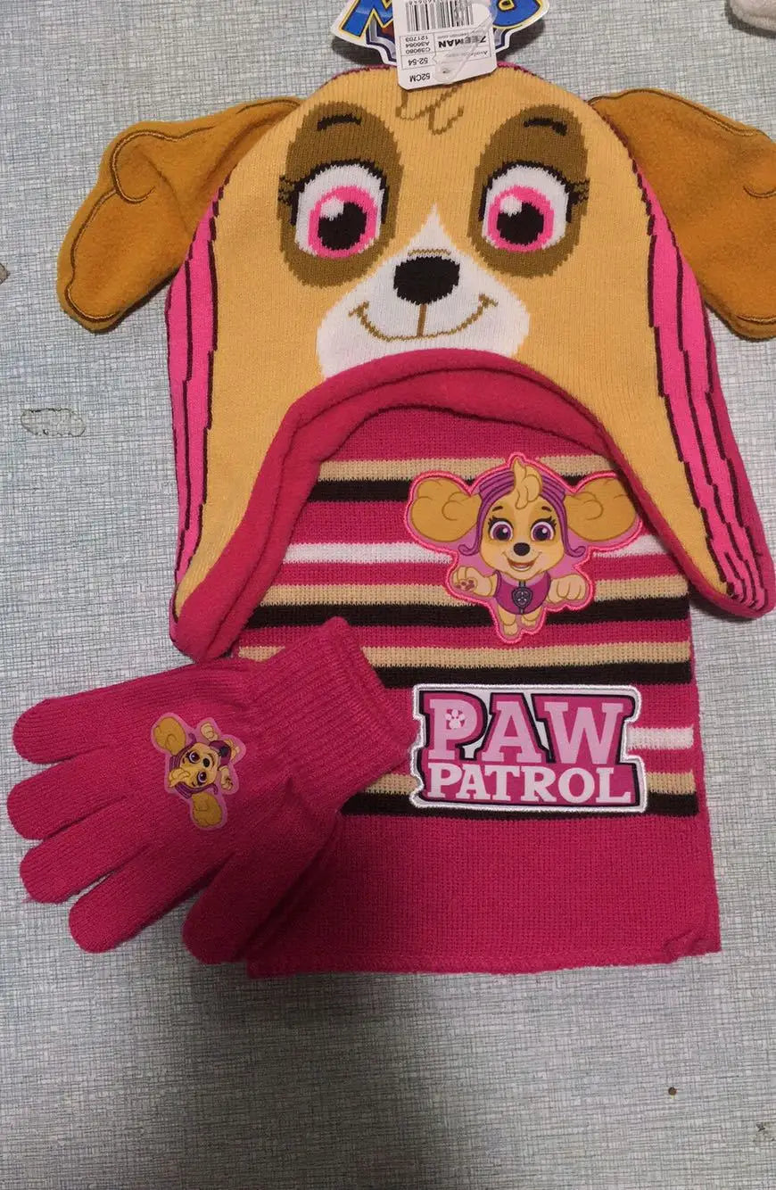 Paw Patrol Kids Winter Set – Hat, Scarf & Gloves (3-Piece)