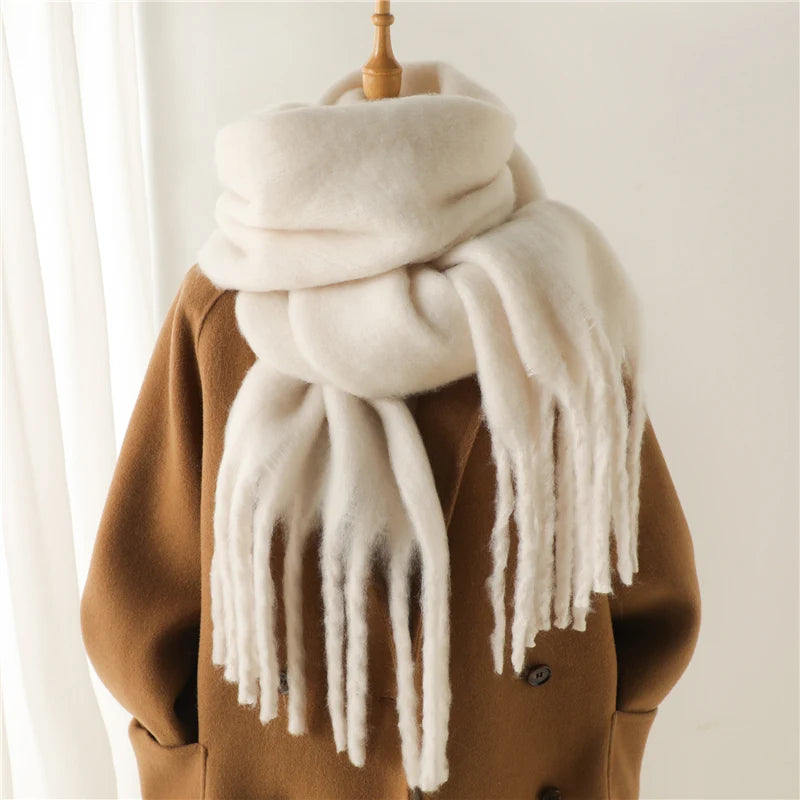 Women’s Cashmere Blend Scarf – Soft, Oversized & Luxurious Winter Wrap