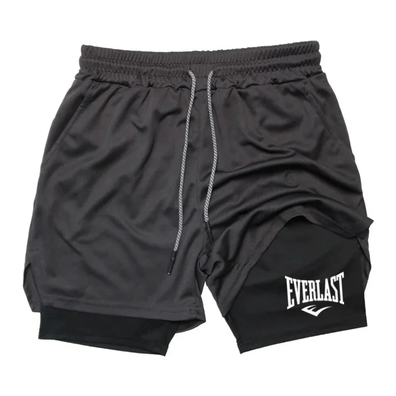 Everlast Dual-Layer Training Shorts | Compression Fit – Glow West Sport & Street