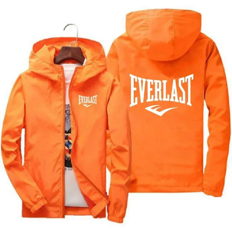 Everlast Windproof Hooded Sports Jacket | Lightweight Outdoor Coat – Glow West Sport & Street