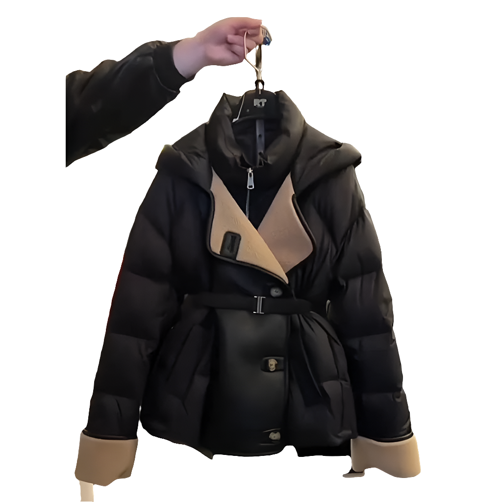 🧥 2025 Slim Waist Padded Coat – Fashion Winter Jacket