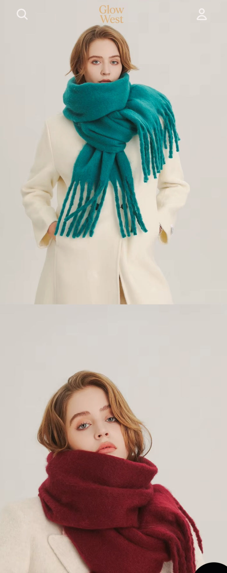 Women’s Cashmere Blend Scarf – Soft, Oversized & Luxurious Winter Wrap
